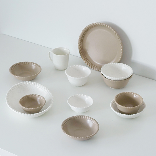 에라토 오블롱 2인 신혼 그릇세트 14P