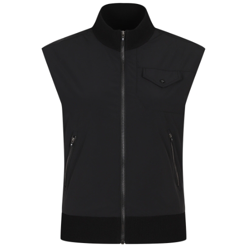 레노마골프 우븐 믹스 집업 니트 베스트 RWSVN5202-199