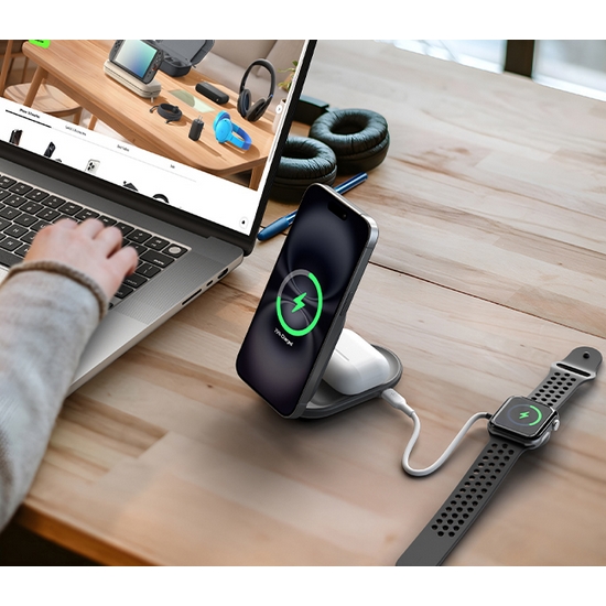 벨킨 울트라차지 Qi2 25W 2in1 무선충전기 WIZ039_이미지