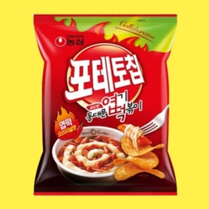 농심 포테토칩 엽떡 오리지널맛 50g (14개)