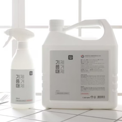 공간케어 강력 기름때제거제 500ml + (4L)이미지입니다. 누르면 해당 게시물로 새창이동합니다.