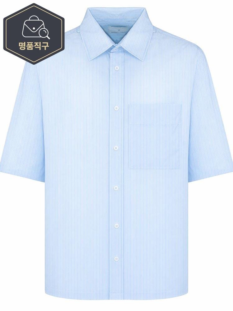 라이트 블루 코튼 셔츠 026ST171PO111 B0301988795