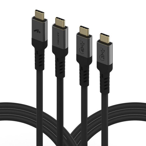 아트뮤 USB4 20Gbps 100W C to C타입 케이블 (2m)_이미지
