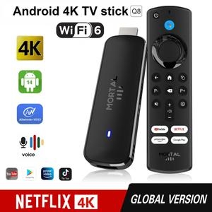 WINNER Android14 TV 스틱 Mortal Q8 글로벌 버전 All H313 칩 Wifi6 음성 리모컨 8K 4K 60fps.._이미지