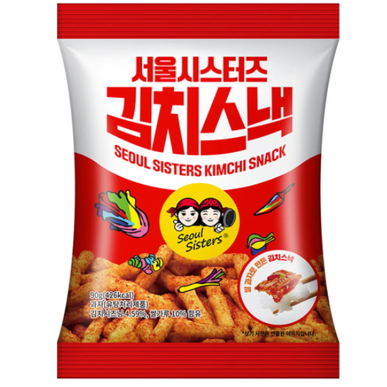 푸드컬쳐랩 서울시스터즈 김치스낵 90g (1개)_이미지