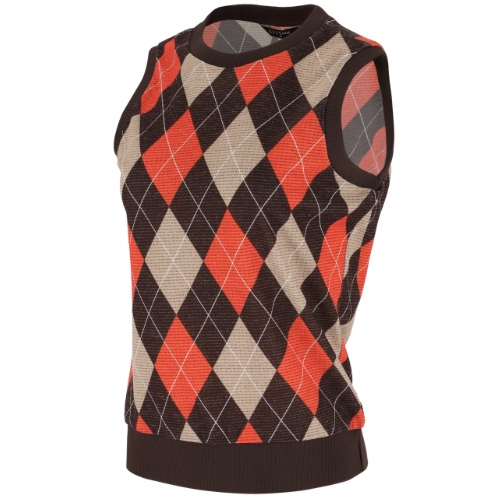 엘르골프 아가일패턴 조끼 6J65701_이미지