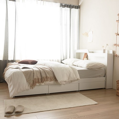 파로마 프롬 수납헤드 LED침대 SS (메리엇250T하이탑본넬)_이미지