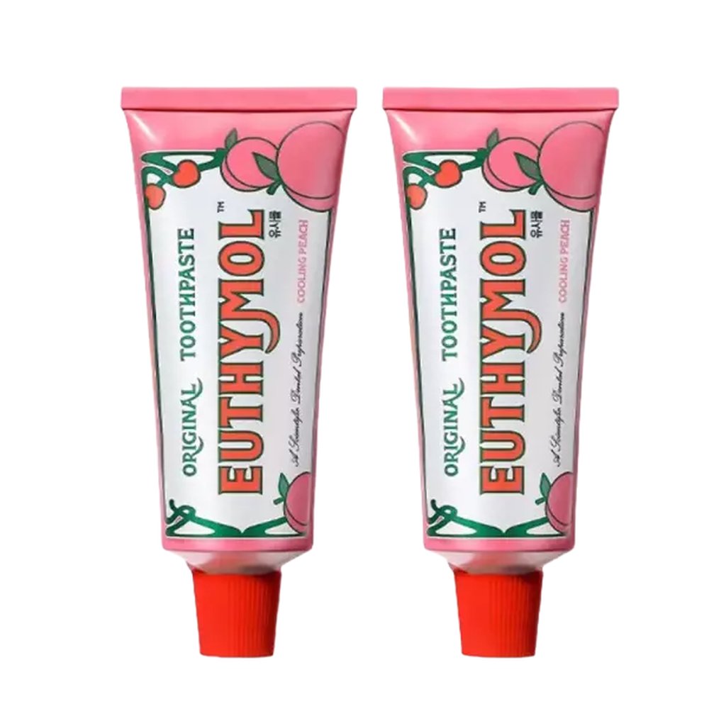 유시몰 쿨링 피치 오리지널 치약 120g (2개)_이미지