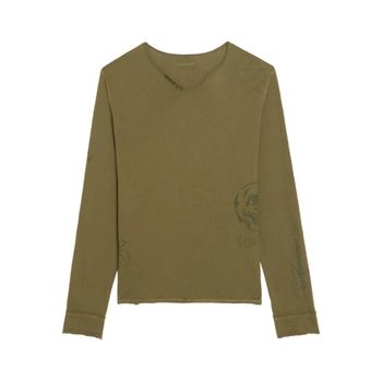 쟈딕앤볼테르 몬사티르 헨리 버튼 디테일 긴소매 티셔츠 149051404_이미지