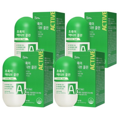GRN 초록이 액티브 클린 60정 (4개)
