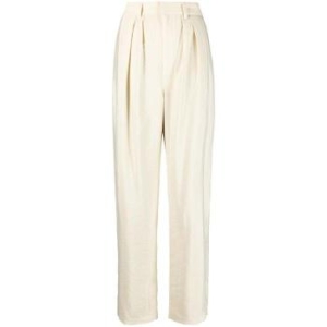  르메르 플리츠 실크 블렌드 스트레이트 레그 팬츠 ecru PA1062LF208