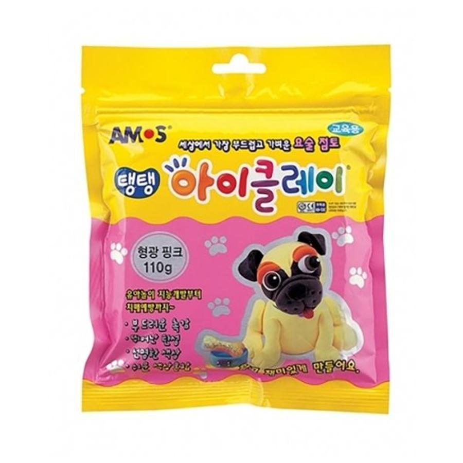  6000 탱탱아이클레이 110g 형광분홍 nx2294