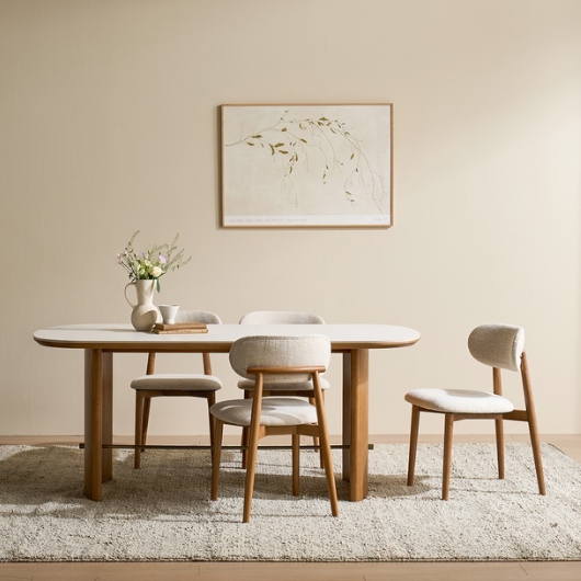 리바트  이니스 내추럴 세라믹 식탁 1800 (의자별도)