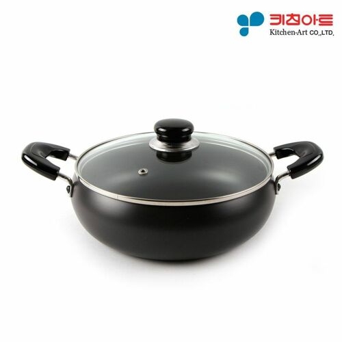 키친아트 쥬노 블랙 경질 전골 냄비 (24cm)_이미지