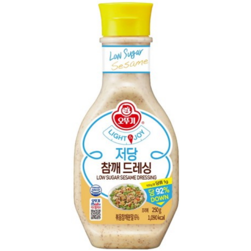 LIGHT&JOY 저당 참깨 드레싱 250g (2개)_이미지