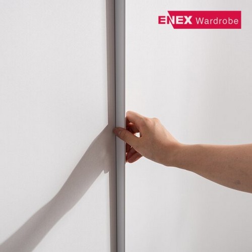에넥스 아이 올뉴 화이트 슬라이딩 붙박이장 고급형 (330cm)_이미지