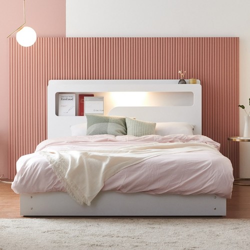 뉴비앙 수납형 LED침대 SS