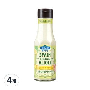 스페인 레몬 알리올리 드레싱 270g 4개