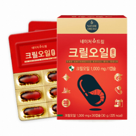 네이처드림 크릴오일 골드 30캡슐 (1개)_이미지