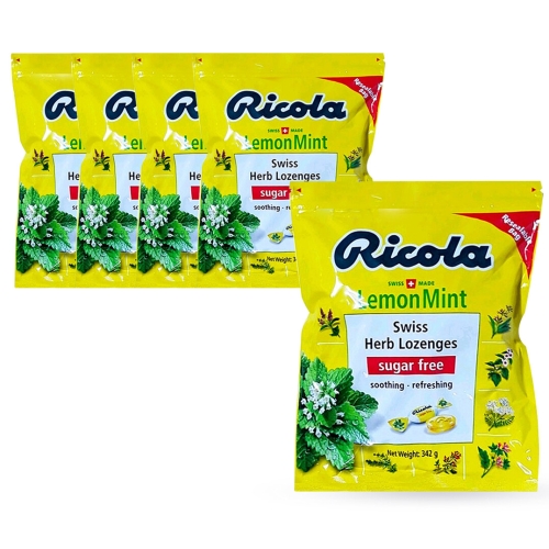 리콜라 허브캔디 레몬민트 342g (5개)