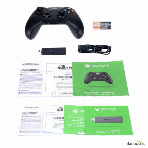 XBOX ONE 컨트롤러 + 무선 PC 리시버 패키지 정품_이미지