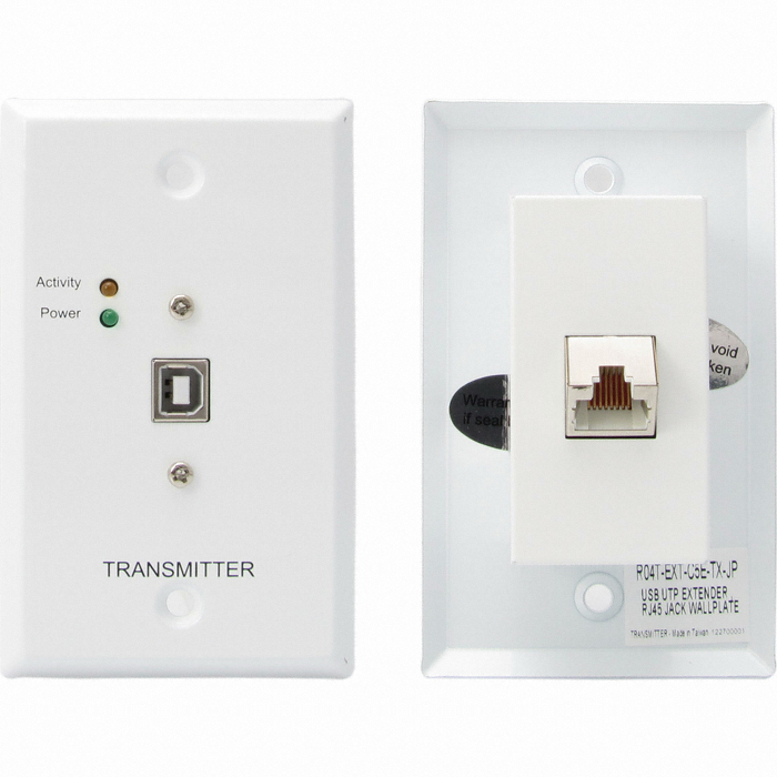 TNT 1포트 USB(BF-AF) 리피터 월 플레이트 (NM-TNT06)_이미지
