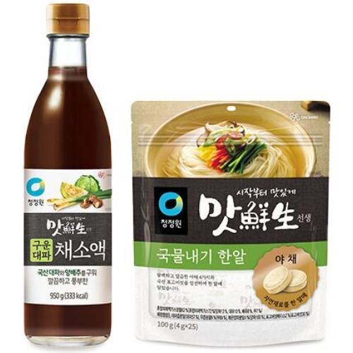 맛선생 구운대파 채소액 950g + 야채 국물내기 한알 100g (4g x 25입)