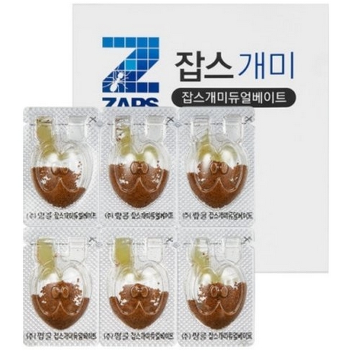 팜클 잡스 ㅤ개미 듀얼베이트 6개입 (4개)_이미지