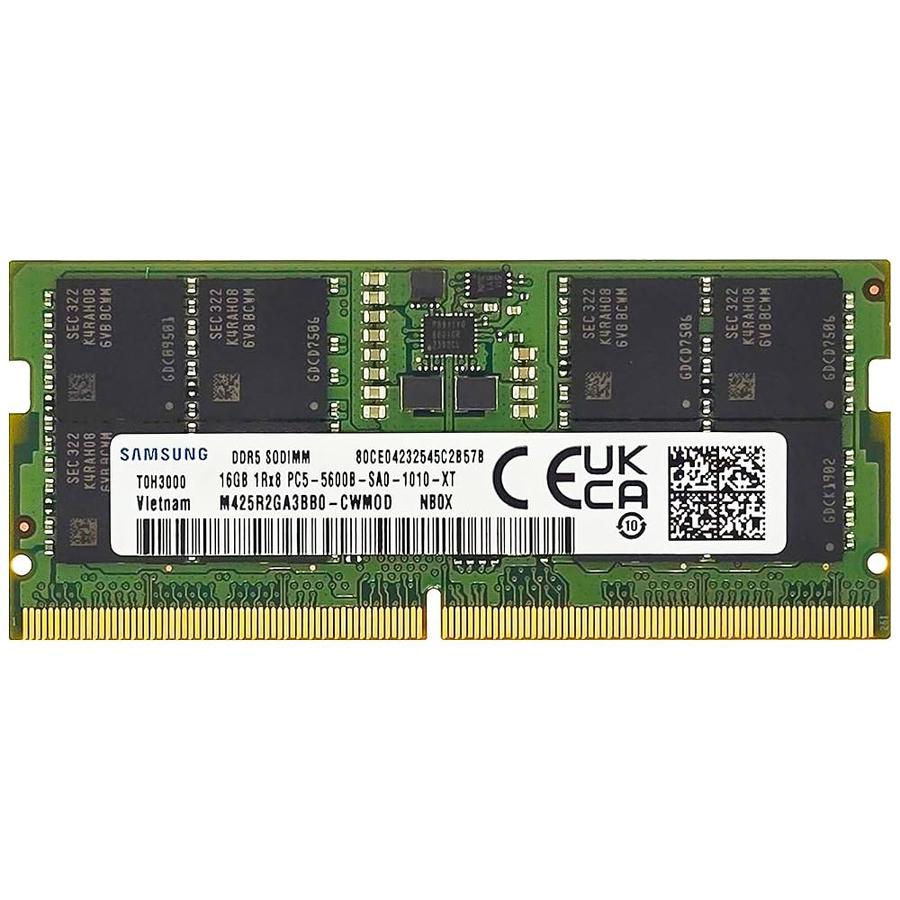  LAP 16GB DDR5 5600MHz PC5 44800 CL46 SO M 1Rx8 Single Rank 1 1V 262 Pin ..