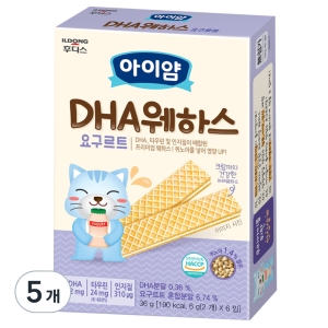 아기밀냠냠 DHA웨하스 36g 5개