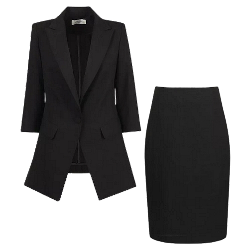 비비드 시크릿가너 여름 마터치 자켓+스커트 정장세트_이미지