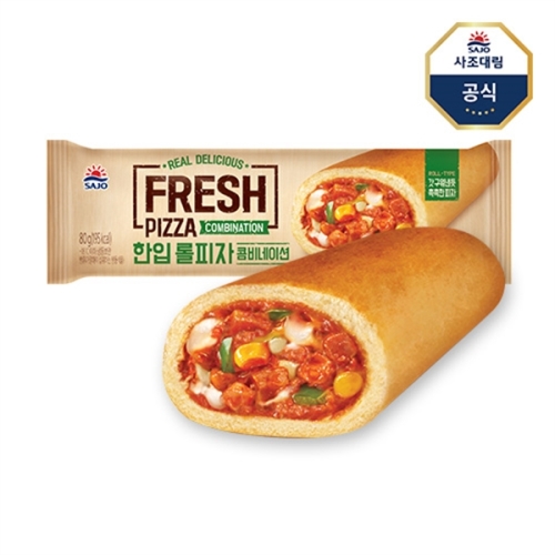 사조대림 사조 대림냉동 한입 롤피자 80g x20개 콤비네이션/불닭맛 20개
