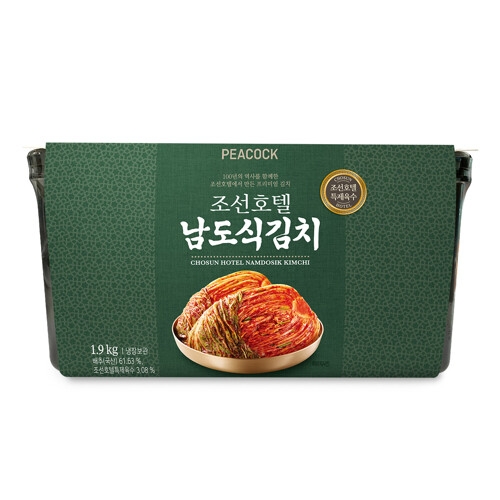 이마트 피코크 조선호텔 남도식 김치 1.9kg (2개)_이미지