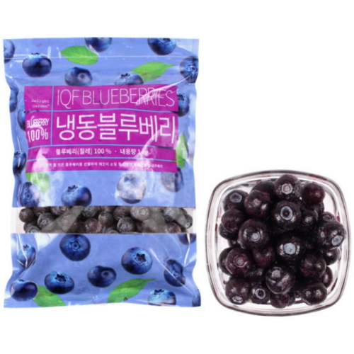 솜인터내셔널 딜라잇가든 냉동 블루베리 칠레산 1kg (5개)