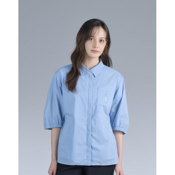 닥스골프 셔츠형 7부 소매 점퍼 DNJU5B451B1_이미지