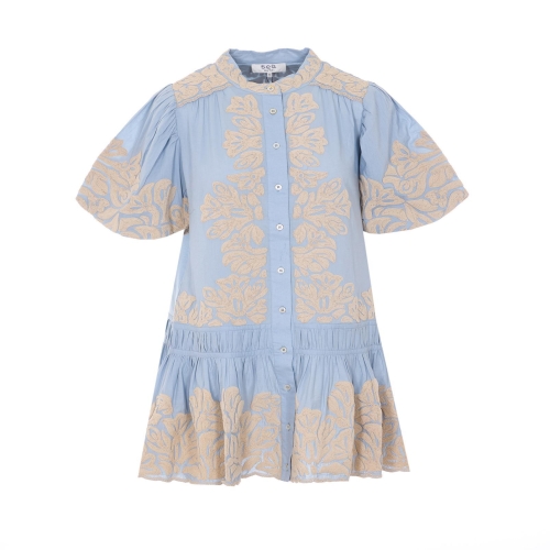 SI 뉴욕 ALEXANDRA 엠브로이드 드레스 054/BLUE B0011896467_이미지