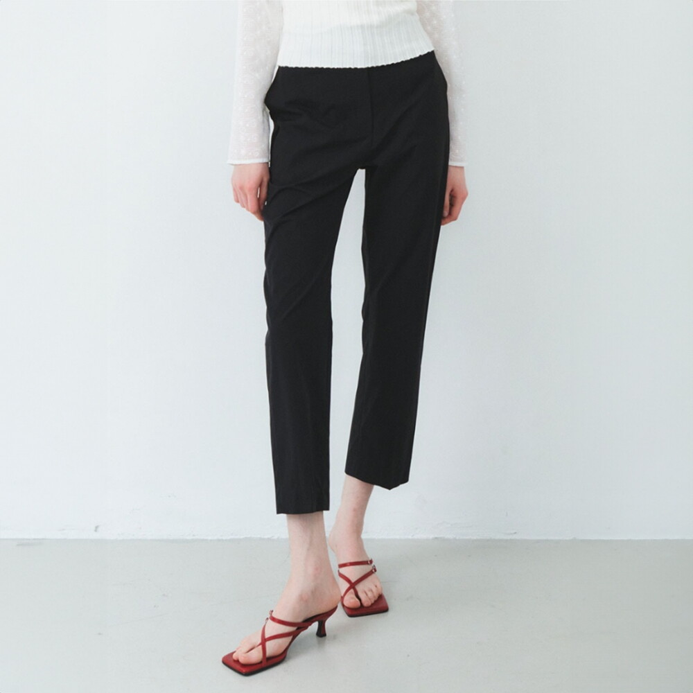  파슨스 엣드맹 ECO Slim Fit Capri Slacks Black 26REPA03BK