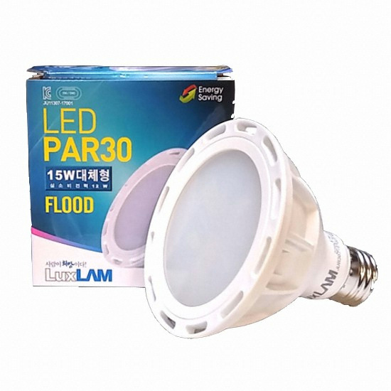 룩스램 LED 신형 PAR30 확산형 15W 전구색 (1개)_이미지