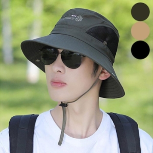 라일리 Rly 남성 여름 시원한 메쉬 통풍 사파리 모자 버킷햇 선캡 10400019A_이미지