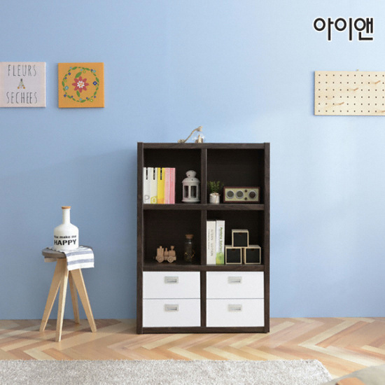 아이앤 에리카 3단 서랍형 책장 800_이미지
