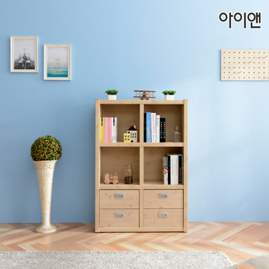 아이앤 에리카 3단 서랍형 책장 800_이미지