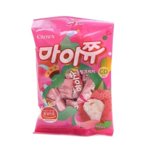 크라운제과 마이쮸 핑크리치 100g (10개)_이미지