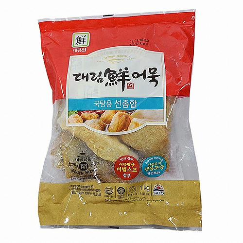 사조대림 대림선 국탕용 선종합 1kg (3개)