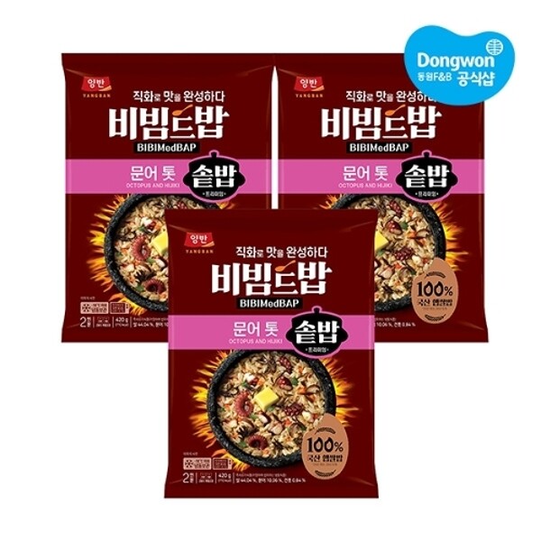 동원F&B 비빔드밥 문어톳솥밥 420g [5개]