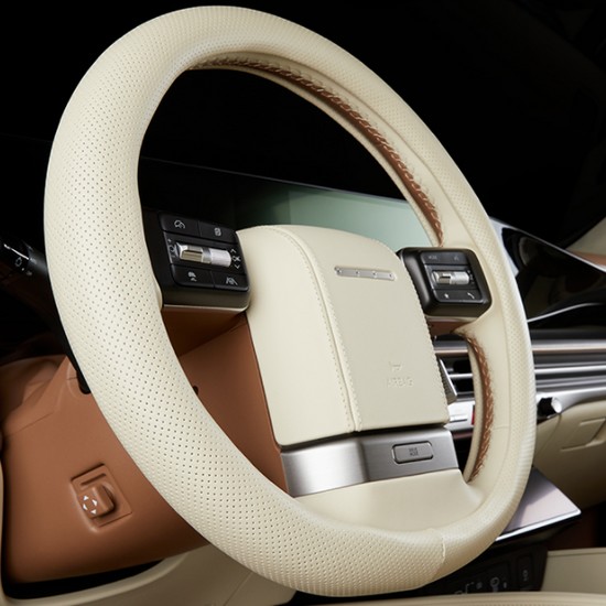 메이튼 가죽 핸들커버 현대 디 올 뉴 그랜저GN7 전용이미지입니다. 누르면 해당 게시물로 새창이동합니다.