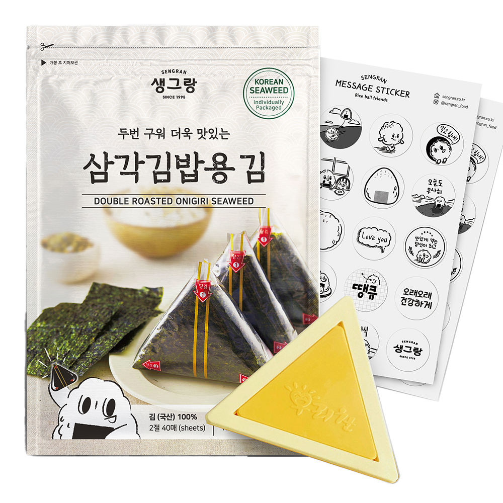 우리찬 생그랑 삼각김밥 만들기 3종세트