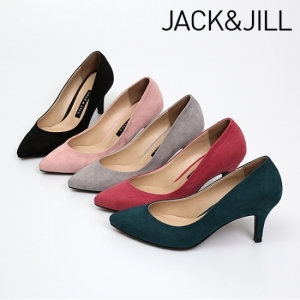  잭앤질 여성 스웨이드 펌프스 7/9cm J7504