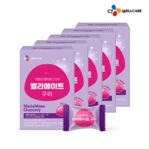 닥터뉴트리 식물성 멜라토닌 함유 멜라메이트 구미 50구미 (5개)