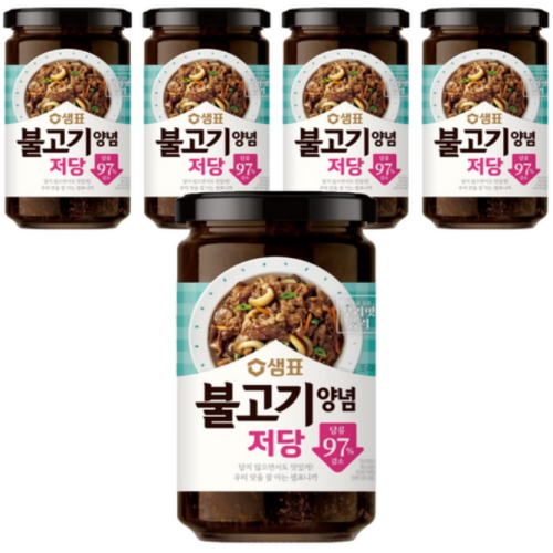 샘표 저당 불고기양념 430g (5개)_이미지