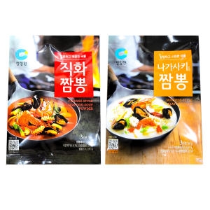 대상 청정원 직화 얼큰 짬뽕 나가사끼 짬뽕 분말 96g 3인분 x 5개 묶음_이미지